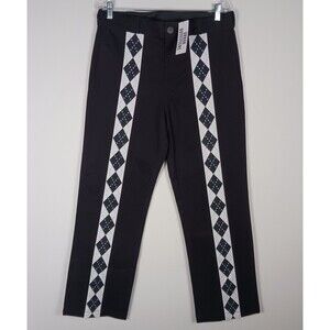 NWT Urban Outfitters Hot Lava Argyle Cotton Straight Leg Pants Sz M Unisex